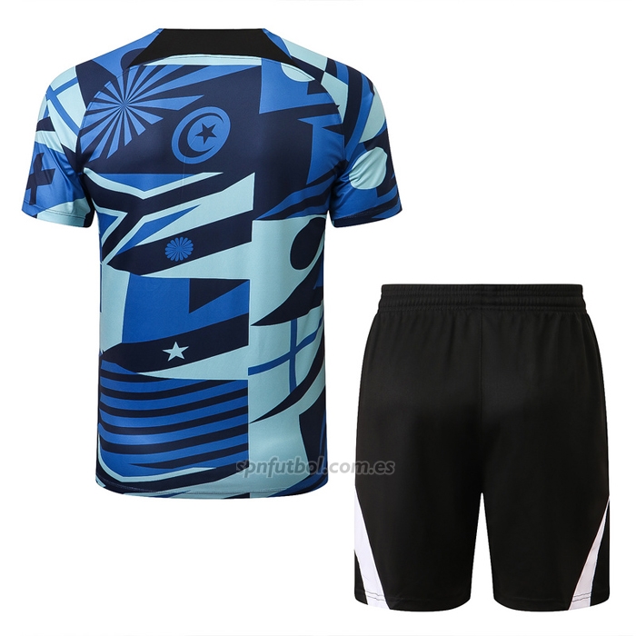 Chandal del Inter Milan Manga Corta 2022-2023 Azul - Pantalon Corto